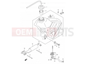 SUZUKI DR-Z400E K4 (2004) (E03,E28,E33) 37D - FUEL TANK (MODEL K4)