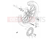 SUZUKI DR-Z400E K4 (2004) (E03,E28,E33) 49 - FRONT WHEEL