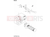 SUZUKI DR-Z400E K5 (2005) (E01) 48 - RIGHT HANDLE LEVER (E24)