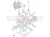 SUZUKI DR-Z400E K5 (2005) (E03,E28,E33) 3 - CYLINDER HEAD