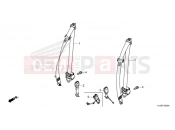 HONDA PIONEER 520 (SXS520MR) 2024 F-30 SEATBELT