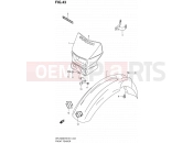 SUZUKI DR-Z400E K6 (2006) (E01) 43 - FRONT FENDER