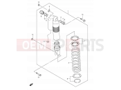 SUZUKI DR-Z400E K6 (2006) (E03,E28,E33) 50 - REAR SHOCK ABSORBER