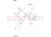 SUZUKI DR-Z400E K6 (2006) (E24) 51 - REAR FENDER (WITH OUT E24)