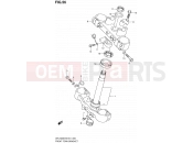 SUZUKI DR-Z400E K6 (2006) (E24) 56 - FRONT FORK BRACKET (E01,P37)