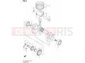 SUZUKI DR-Z400E K7 (2007) (E01) 7 - CRANKSHAFT