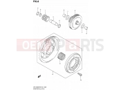 SUZUKI DR-Z400E K7 (2007) (E01) 8 - STARTER CLUTCH