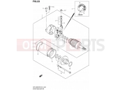 SUZUKI DR-Z400E K7 (2007) (E01) 23 - STARTING MOTOR
