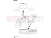 SUZUKI DR-Z400E K7 (2007) (E01) 53 - LABEL