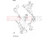 SUZUKI DR-Z400E K7 (2007) (E01) 57 - FRONT FORK BRACKET (E24)