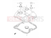 SUZUKI DR-Z400E K7 (2007) (E03,E28,E33) 2 - CYLINDER HEAD COVER