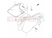 SUZUKI DR-Z400E K7 (2007) (E03,E28,E33) 36 - FRAME COVER