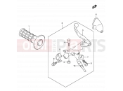 SUZUKI DR-Z400E K7 (2007) (E03,E28,E33) 40 - LEFT HANDLE LEVER