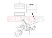 SUZUKI DR-Z400E K7 (2007) (E03,E28,E33) 42 - LABEL