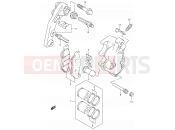 SUZUKI DR-Z400E Y (2000) (E01) 50 - FRONT CALIPER