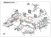 CFMOTO UFORCE 1000 (CF1000UTR-3) MIDDLE PLASTICS(FOR SIDE DOORS) - F04-3-A-V1