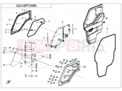 CFMOTO UFORCE 1000 (CF1000UTR-3) LEFT DOORS - F37-1-V2