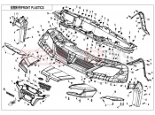 CFMOTO UFORCE 1000 (CF1000UTR-3) FRONT PLASTICS - F04-1-V1