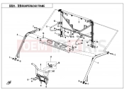 CFMOTO 2021 UTV UFORCE 1000 (CF1000UTR-3) BUMPER @^ CAB FRAME - F23-V4
