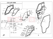 CFMOTO 2021 UTV UFORCE 1000 (CF1000UTR-3) LEFT DOORS - F37-1-A-V2