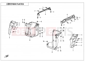 CFMOTO UFORCE 1000 (CF1000UTR-3) REAR PLASTICS - F04-5-V2