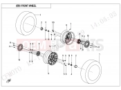 CFMOTO UFORCE 1000 (CF1000UTR-3) FRONT WHEEL - F07