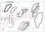 CFMOTO UFORCE 1000 (CF1000UTR-3) LEFT DOORS - F37-1