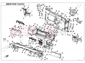 CFMOTO UFORCE 1000 (CF1000UTR-3) FRONT PLASTICS(FOR TFT) - F04-2-B-V1