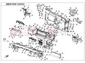 CFMOTO UFORCE 1000 (CF1000UTR-3) FRONT PLASTICS(FOR TFT) - F04-2-B-V2