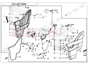 CFMOTO UFORCE 1000 (CF1000UTR-3) LEFT DOORS - F37-2