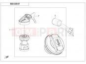 CFMOTO UFORCE 1000 (CF1000UTR-3) LOCK KIT(WITH STEERING WHEEL LOCK) - F01-B