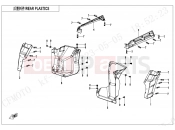 CFMOTO UFORCE 1000 (CF1000UTR-3) REAR PLASTICS - F04-5-V2