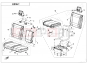 CFMOTO UFORCE 1000 (CF1000UTR-3) SEAT - F13