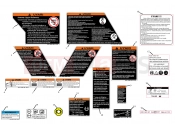 CFMOTO UFORCE 1000 (CF1000UTR-3) WARNING DECAL KITS(Turkey) - F19-1-B