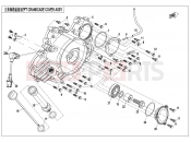 CFMOTO UFORCE 1000 (CF1000UTR-3) LEFT CRANKCASE COVER ASSY. - E01-4-V4