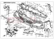CFMOTO UFORCE 1000 (CF1000UTR-3) FRONT PLASTICS - F04-1