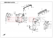 CFMOTO UFORCE 1000 (CF1000UTR-3) REAR PLASTICS - F04-5-V2