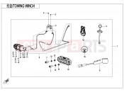 CFMOTO UFORCE 1000 (CF1000UTR-3) TOWING WINCH - F15-2-V2
