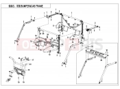 CFMOTO UFORCE 1000 (CF1000UTR-5) BUMPER @^ CAB FRAME - F23-V2