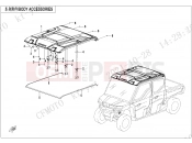 CFMOTO UFORCE 1000 (CF1000UTR-5) BODY ACCESSORIES - F26-3