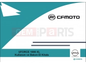 CFMOTO UFORCE 1000 (CF1000UTR-5) OWNER\'S MANUAL(Turkish) - F38-C