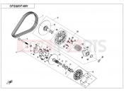 CFMOTO UFORCE 1000 (CF1000UTR-5) CVT ASSY - E05-A-V3