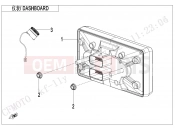 CFMOTO UFORCE 1000 (CF1000UTR-5) DASHBOARD - F17