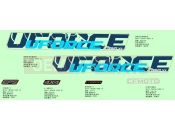 CFMOTO UFORCE 1000 (CF1000UTR-5) DECAL KITS(TWILIGHT BLUE) - F19-2-B