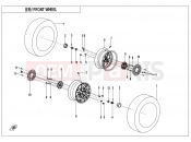 CFMOTO UFORCE 1000 (CF1000UTR-5) FRONT WHEEL - F07