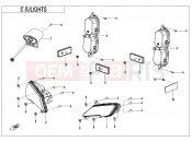CFMOTO UFORCE 1000 (CF1000UTR-5) LIGHTS - F16