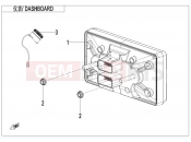 CFMOTO UFORCE 1000 (CF1000UTR-5) DASHBOARD - F17