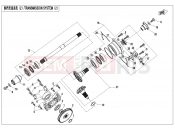 CFMOTO UFORCE 1000 (CF1000UTR-5) TRANSMISSION SYSTEM(2) - E06-2-V5