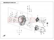 CFMOTO 2025 UTV U10 PRO (CF1000UTR-8 [ABS] ) LEFT GEARBOX ASSY - E01-5