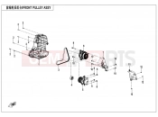CFMOTO 2025 UTV U10 PRO (CF1000UTR-8 [ABS] ) FRONT PULLEY ASSY(HIGHLAND) - E12